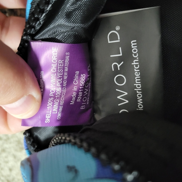 Disney Stitch Mini Backpack Bioworld Blue Handbag Purse 11"x9" Small LILO and - Picture 10 of 14